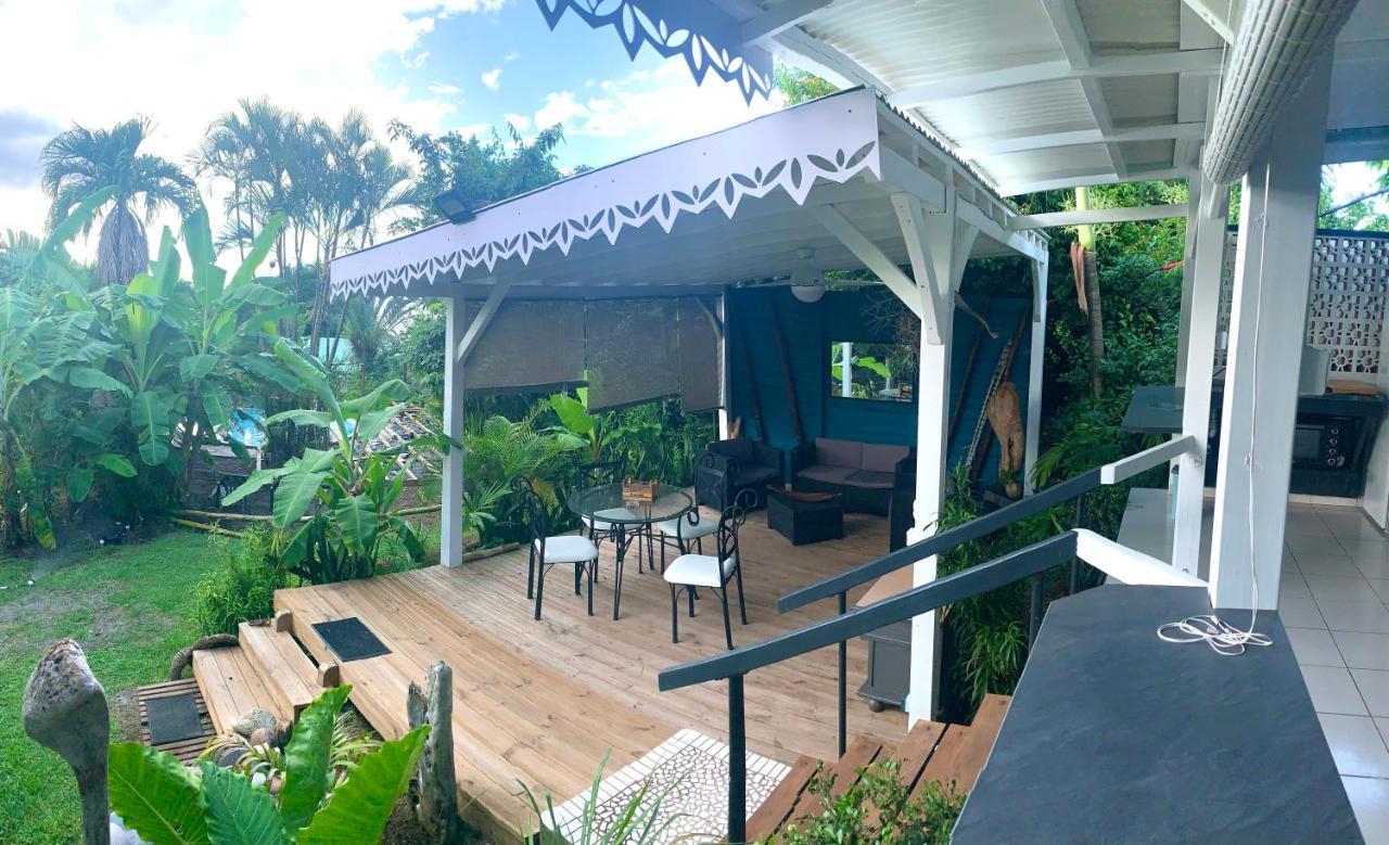 Lodge Pamplemousse Avec Piscine Privative , Dans Parc Calme A 500 M Plage Ле Карбе Екстериор снимка