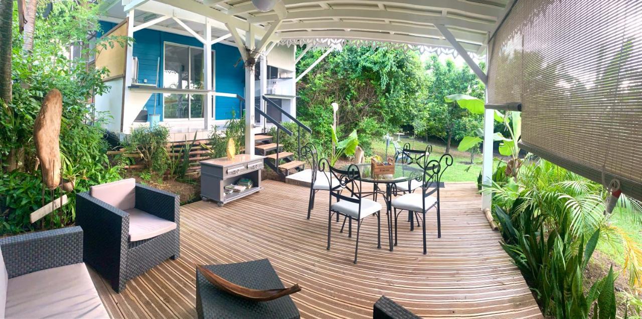 Lodge Pamplemousse Avec Piscine Privative , Dans Parc Calme A 500 M Plage Ле Карбе Екстериор снимка